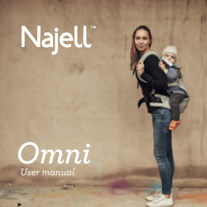 Manual Najell Omni Baby Carrier