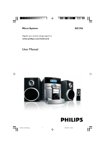 Manual Philips DC156 Stereo-set