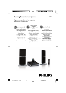 Manual de uso Philips DC177 Set de estéreo