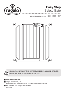 Manual Regalo 1166H Easy Step Baby Gate