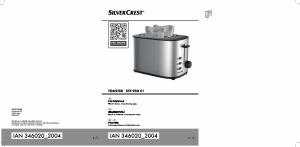 Bedienungsanleitung SilverCrest IAN 346020 Toaster