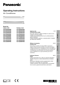 Εγχειρίδιο Panasonic CS-DZ25VKE Κλιματιστικό