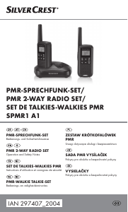 Manual SilverCrest SPMR1 A1 Walkie-talkie