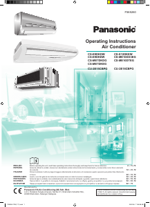 Εγχειρίδιο Panasonic CS-E12DKDW Κλιματιστικό
