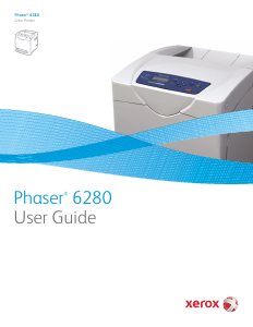 Bruksanvisning Xerox Phaser 6280 Skrivare