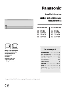 Használati útmutató Panasonic CS-E12PKEA Légkondicionáló berendezés