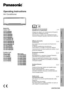 Kullanım kılavuzu Panasonic CS-E12SKEWM Klima