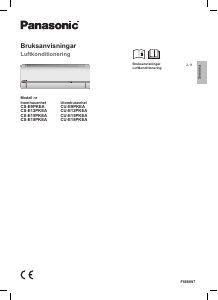 Bruksanvisning Panasonic CS-E15PKEA Luftkonditionering