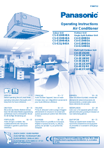 Manual Panasonic CS-E21JB4EA Air Conditioner