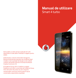 Manual Vodafone Smart 4 Turbo Telefon mobil