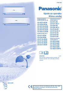 Priručnik Panasonic CS-E21LKEW Klimatizacijski uređaj