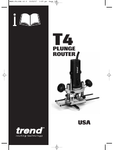 Manual Trend T4 Plunge Router