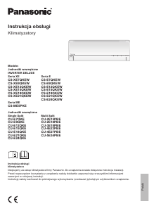 Instrukcja Panasonic CS-E24QKEW Klimatyzator