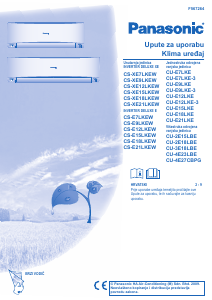 Priručnik Panasonic CS-E9LKE Klimatizacijski uređaj