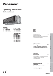 Brugsanvisning Panasonic CS-E9PD3EA Varmepumpe