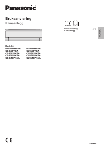 Bruksanvisning Panasonic CS-E9PKEA Klimaanlegg