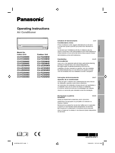 Manual Panasonic CS-FZ25WKE Ar condicionado
