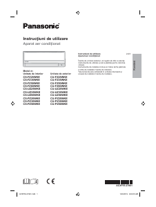 Manual Panasonic CS-FZ25WKE Aer condiționat