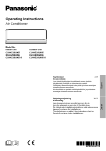 Käyttöohje Panasonic CS-HZ25UKE Ilmastointilaite