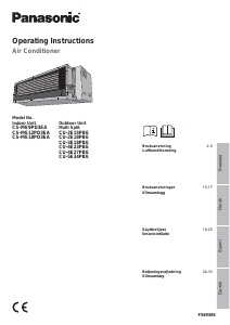 Bruksanvisning Panasonic CS-ME12PD3EA Luftkonditionering