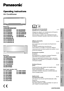 Kullanım kılavuzu Panasonic CS-MTZ5SKE Klima