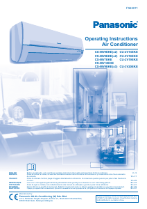 Manuale Panasonic CS-MV7EKE Condizionatore d’aria