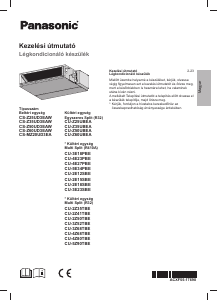 Használati útmutató Panasonic CS-MZ20UD3EA Légkondicionáló berendezés