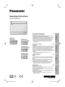 Kullanım kılavuzu Panasonic CS-MZ20UFEA Klima