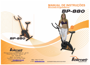 Manual Polimet BP-880 Bicicleta estática