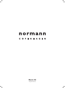 Mode d’emploi Normann Norm 03 Lampe