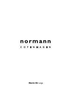 사용 설명서 Normann Norm 06 램프