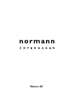 説明書 Normann Norm 69 ランプ
