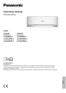Instrukcja Panasonic CS-RE15PKE-3 Klimatyzator