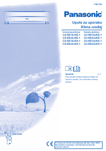 Priručnik Panasonic CS-RE18JKX1 Klimatizacijski uređaj