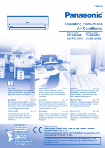 Manuale Panasonic CS-RE9HKE Condizionatore d’aria