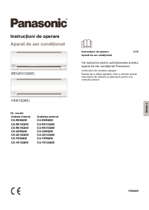 Manual Panasonic CS-RE9QKE Aer condiționat