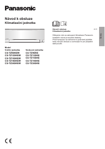 Návod Panasonic CS-TZ12SKEW Klimatizácia