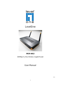 Manual LevelOne WGR-6012 Router