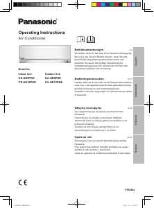 Bedienungsanleitung Panasonic CS-UE12PKE Klimagerät