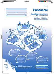 Manuale Panasonic CS-UW9GKE Condizionatore d’aria