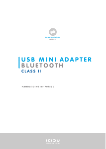 Handleiding Icidu USB Mini Bluetooth adapter