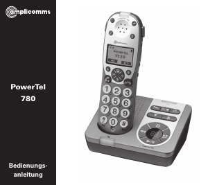 Bedienungsanleitung Amplicomms PowerTel 780 Schnurlose telefon
