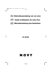 Mode d’emploi Novy 2123 Four