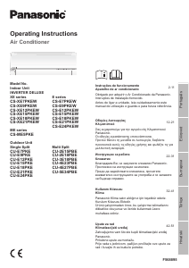 Manual Panasonic CS-XE18PKEW Ar condicionado