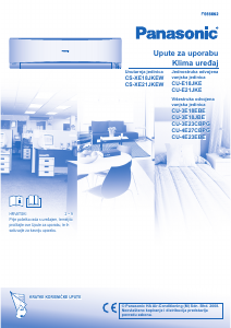 Priručnik Panasonic CS-XE21JKEW Klimatizacijski uređaj