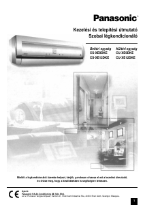 Használati útmutató Panasonic CS-XE9DKE Légkondicionáló berendezés