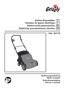 Manuál Grizzly ERL 505 FK Travní sekačka