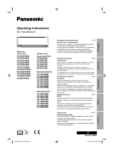 Kullanım kılavuzu Panasonic CS-XZ20TKEW Klima