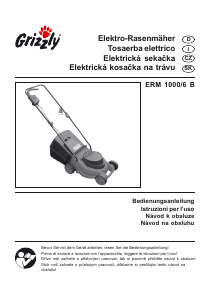 Manuale Grizzly ERM 1000/6 B Rasaerba