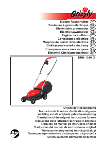 Manual de uso Grizzly ERM 1030 G Cortacésped